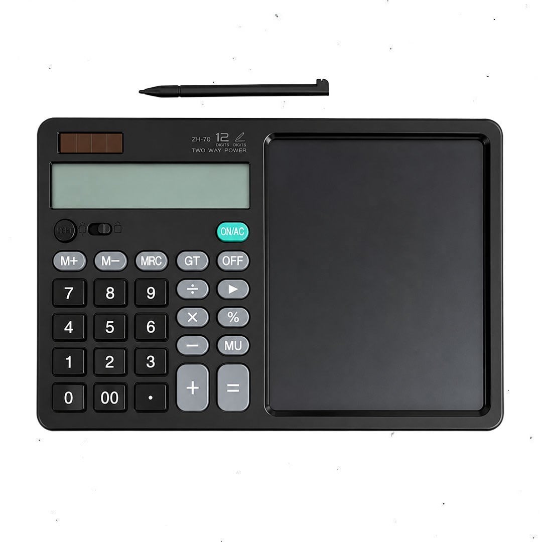 Powermaster ZH70 Dijital Not Defterli 12 Haneli Hesap Makinesi
