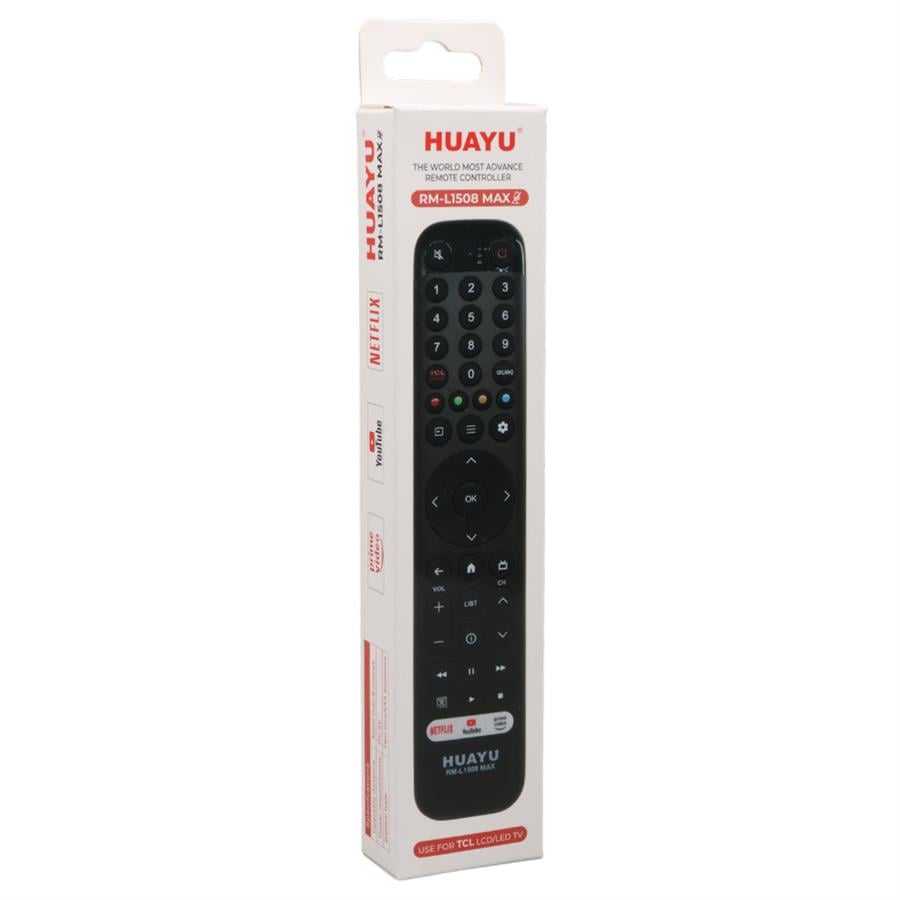 RM-L1508 TCL Max Netflix Youtube Prime Video Tuşlu LCD Led TV Kumanda