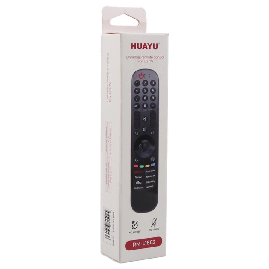 RM-L1863 LG Netflix Prime Video Rakuten Sling Disney+ Tuşlu LCD Led TV Kumanda
