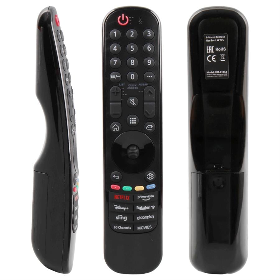 RM-L1863 LG Netflix Prime Video Rakuten Sling Disney+ Tuşlu LCD Led TV Kumanda