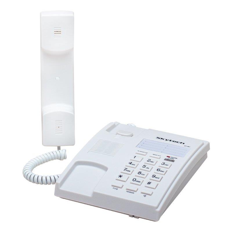 SKYTECH ST-361 KABLOLU EKRANSIZ TELEFON (SİYAH*BEYAZ)