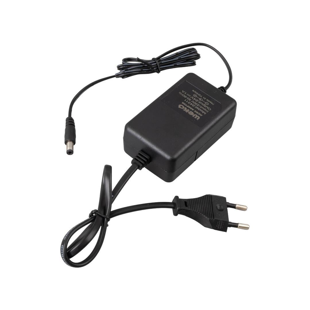 Weko 24 Volt - 1 Amper 5.5*2.5 Uçlu Yerli Üretim Masa Tipi Adaptör