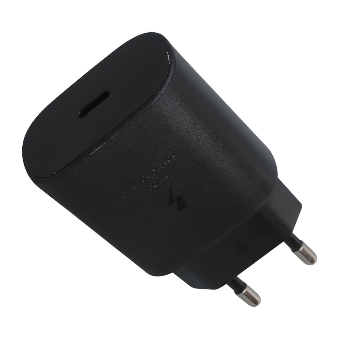 Weko WK-27877 Note10 Siyah 25 Watt Şarj Başlık Adaptörü + Type-C To Type-C Kablo