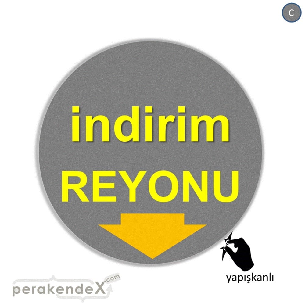 indirim reyonu CAMA YAPIŞAN FOLYO -oval,tek yön baskı