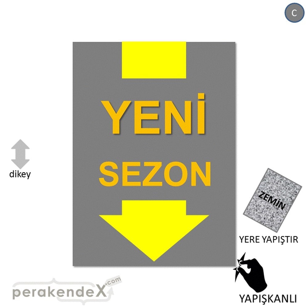 yeni sezon * YER ZEMİNE YAPIŞIR -dikdörtgen,tek yön baskı