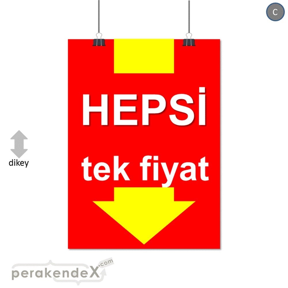 hepsi tek fiyat SERT PLASTİK POSTER -dikdörtgen,tek yön baskı
