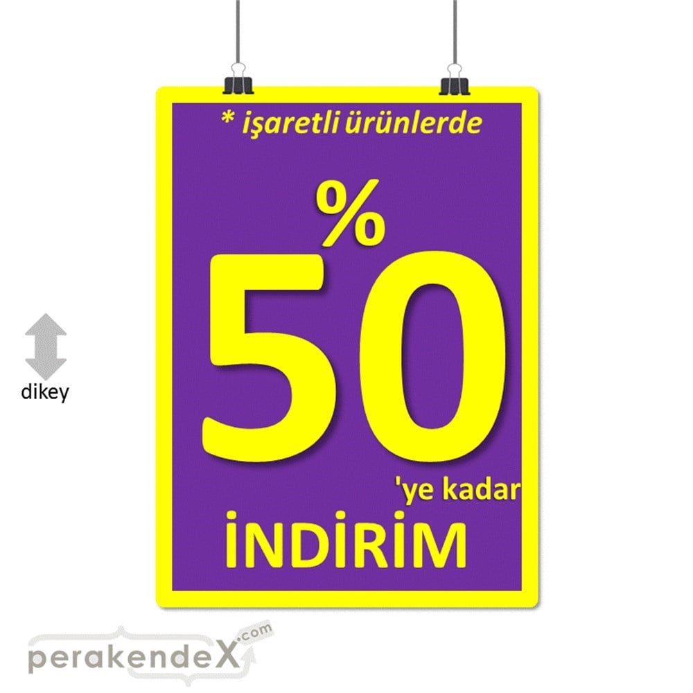 yüzde 50 ye varan indirim SERT PLASTİK POSTER -dikdörtgen,tek yön baskı
