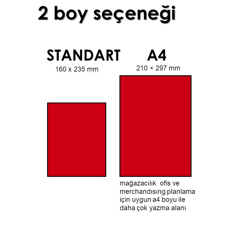 10 adet E-TİCARET YÖNETİM AJANDASI 2025 --xx -JUMBO BOY - 12 AYLIK//MAĞAZA YÖNETİM AJANDASI