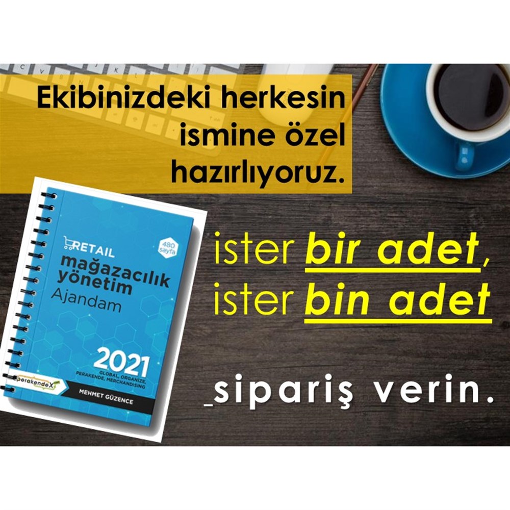 10 adet E-TİCARET YÖNETİM AJANDASI 2021 --Turuncu Renk - Standart Boy - 12 AYLIKmağaza yönetim ajandası
