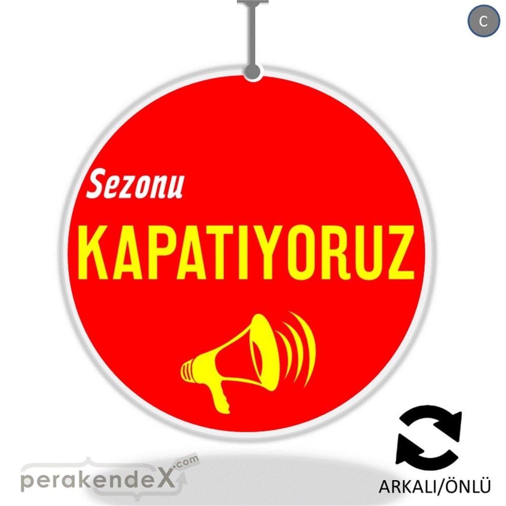 sezonu kapatıyoruz DÖNKARTI -oval,çift yön baskı