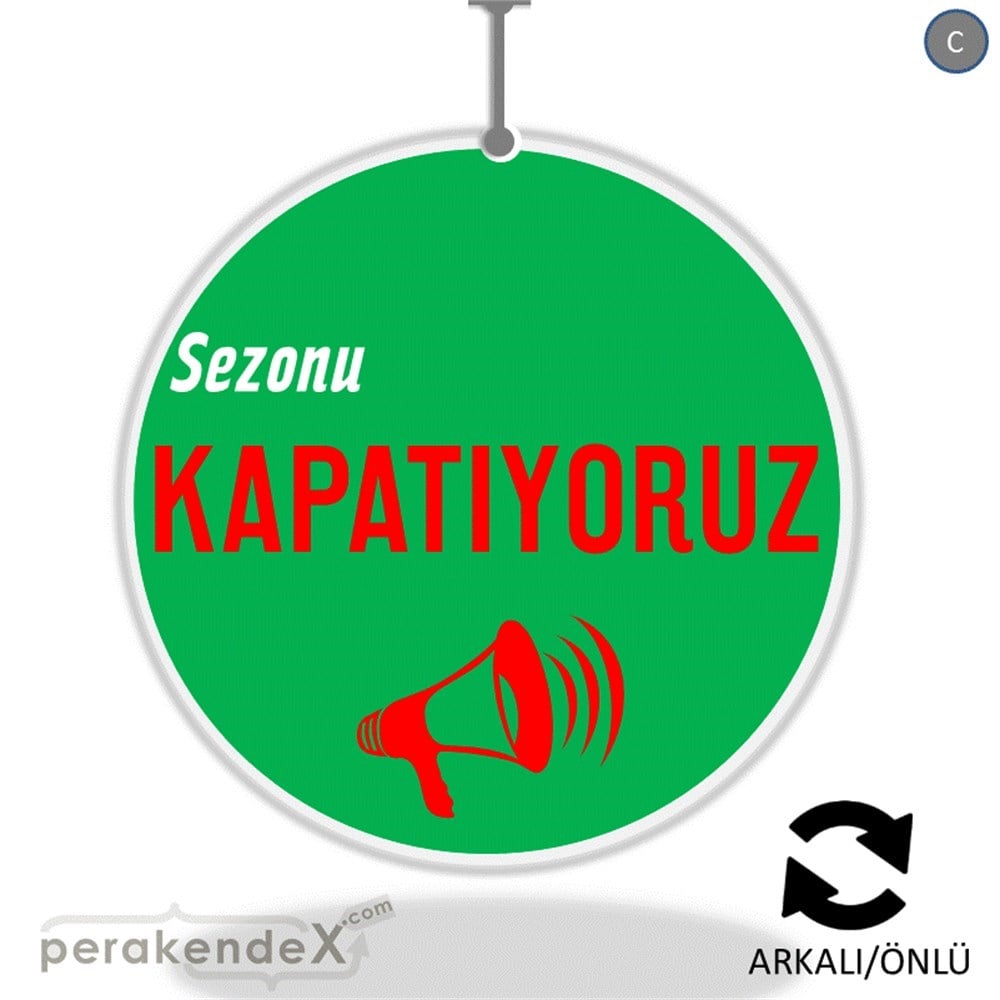 sezonu kapatıyoruz DÖNKARTI -oval,çift yön baskı