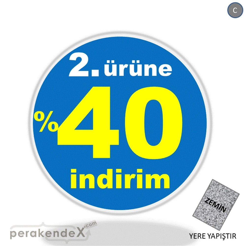 2. ürüne yüzde 40 indirim YER ZEMİNE YAPIŞIR -oval,tek yön baskı