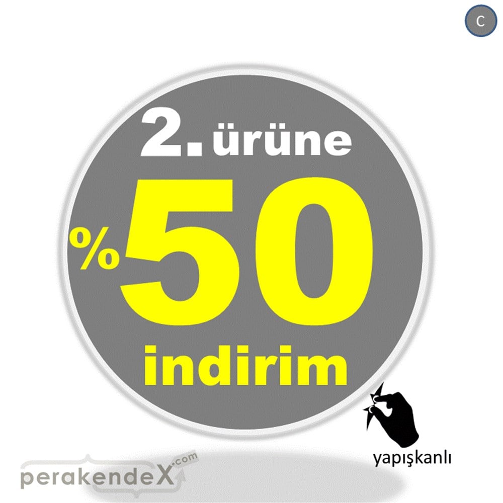 2. ürüne yüzde 50 indirim CAMA YAPIŞAN FOLYO -oval,tek yön baskı