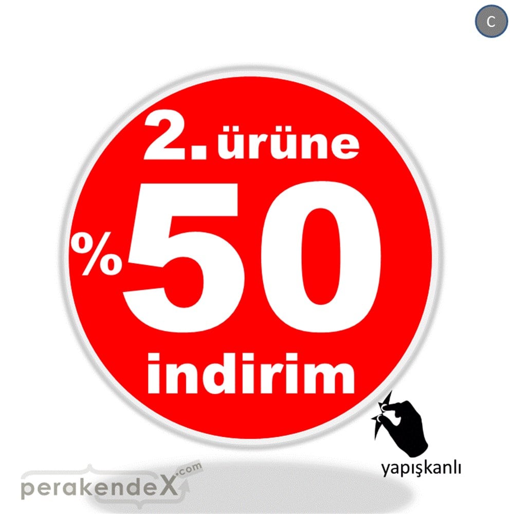 2. ürüne yüzde 50 indirim CAMA YAPIŞAN FOLYO -oval,tek yön baskı