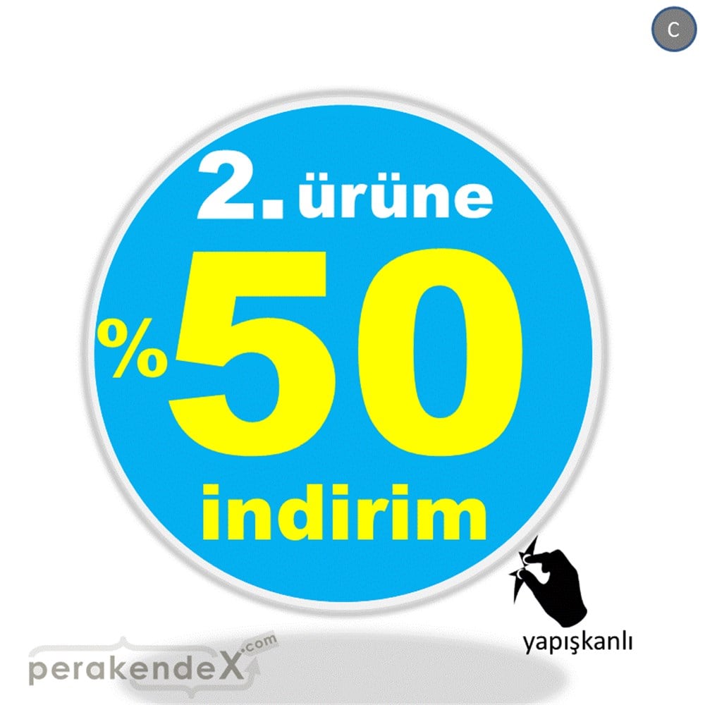 2. ürüne yüzde 50 indirim CAMA YAPIŞAN FOLYO -oval,tek yön baskı