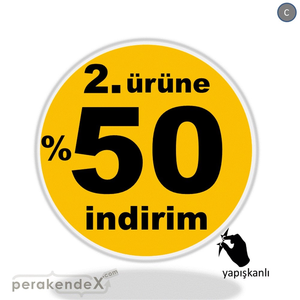 2. ürüne yüzde 50 indirim CAMA YAPIŞAN FOLYO -oval,tek yön baskı