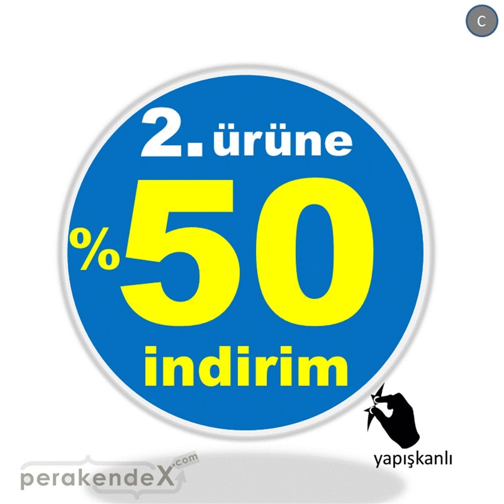 2. ürüne yüzde 50 indirim CAMA YAPIŞAN FOLYO -oval,tek yön baskı