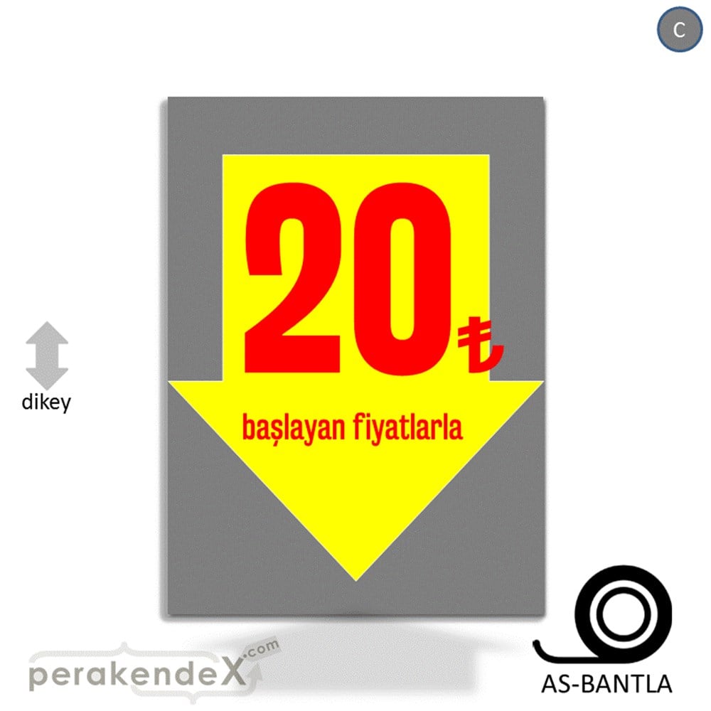 20 Tl Den Başlayan Fiyatlarla Fiyatlık KAĞIT POSTER,  AFİŞ -dikdörtgen,tek yön baskı