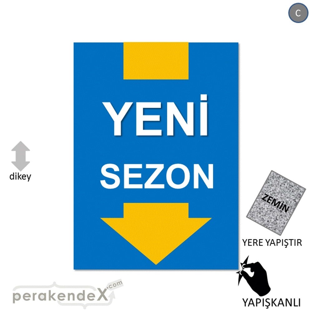 yeni sezon * YER ZEMİNE YAPIŞIR -dikdörtgen,tek yön baskı