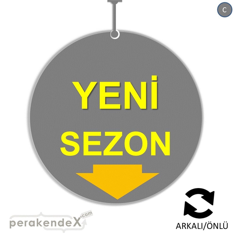 yeni sezon * DÖNKARTI -oval,çift yön baskı
