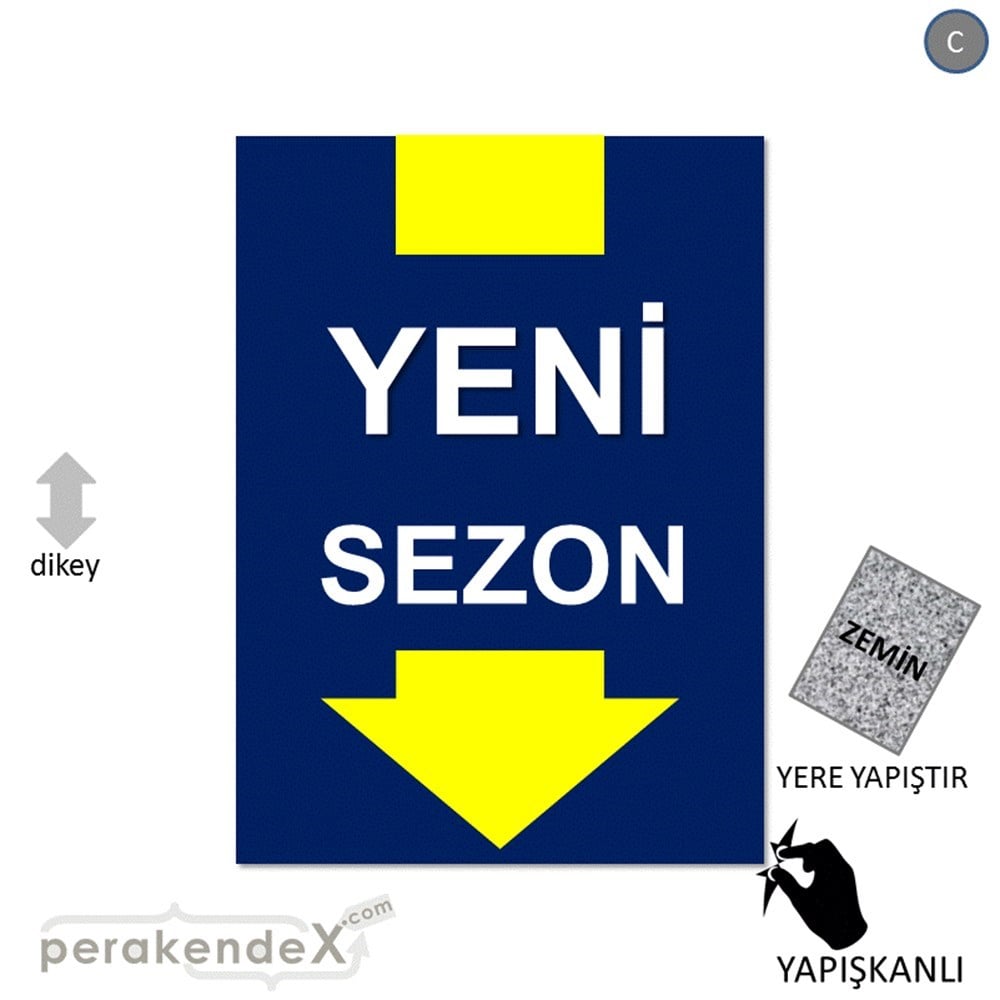 yeni sezon * YER ZEMİNE YAPIŞIR -dikdörtgen,tek yön baskı