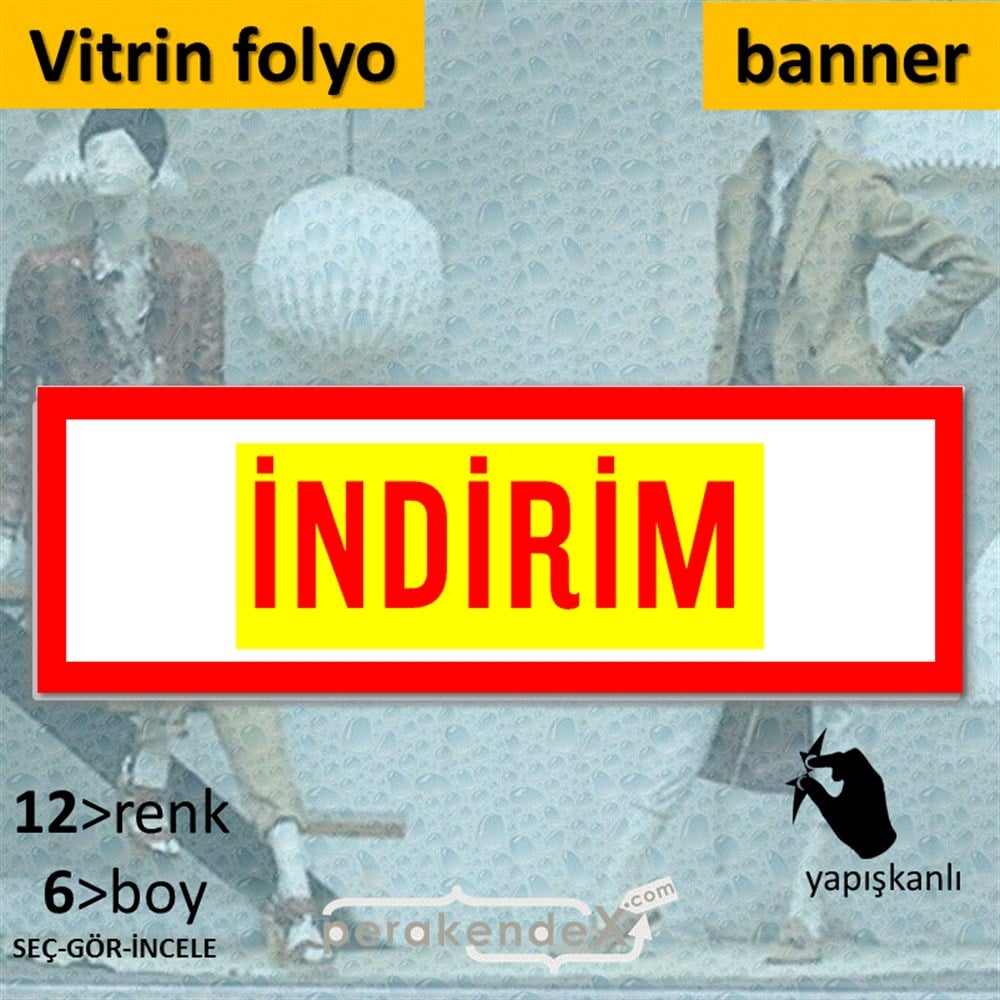 3-1X İndirim Kalın Çerçeveli VİTRİN, CAM FOLYO,  VİNİL (BANNER) -dikdörtgen,tek yön baskı