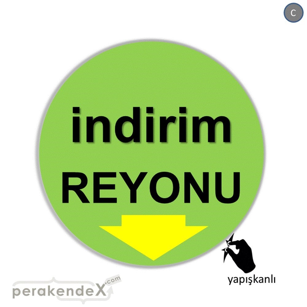 indirim reyonu CAMA YAPIŞAN FOLYO -oval,tek yön baskı