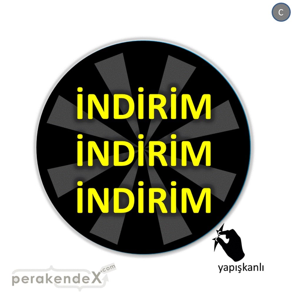 3X indirim CAMA YAPIŞAN FOLYO -oval,tek yön baskı