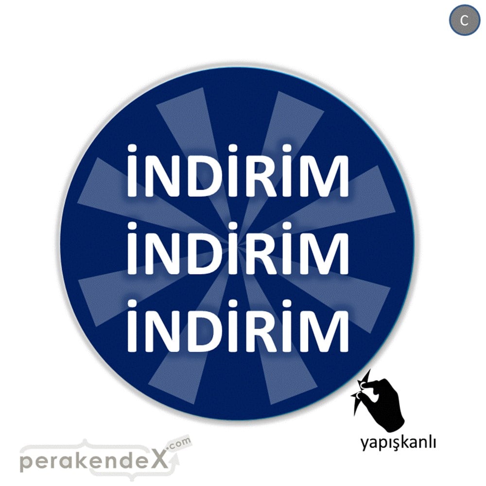 3X indirim CAMA YAPIŞAN FOLYO -oval,tek yön baskı