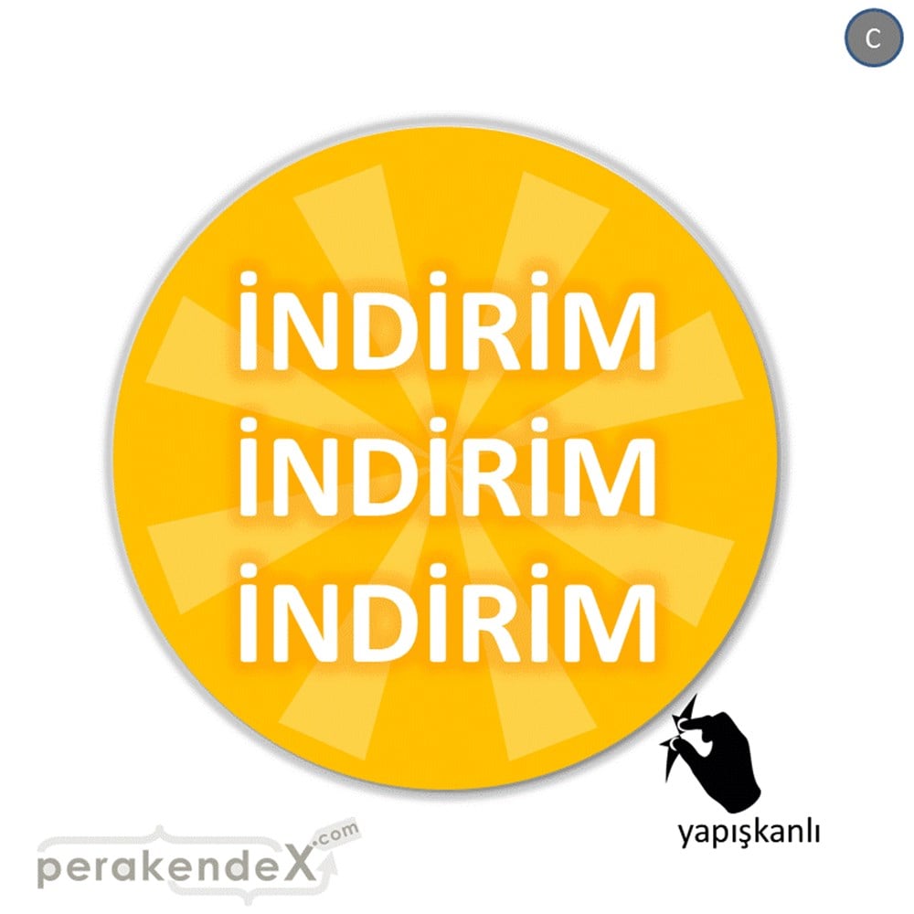 3X indirim CAMA YAPIŞAN FOLYO -oval,tek yön baskı