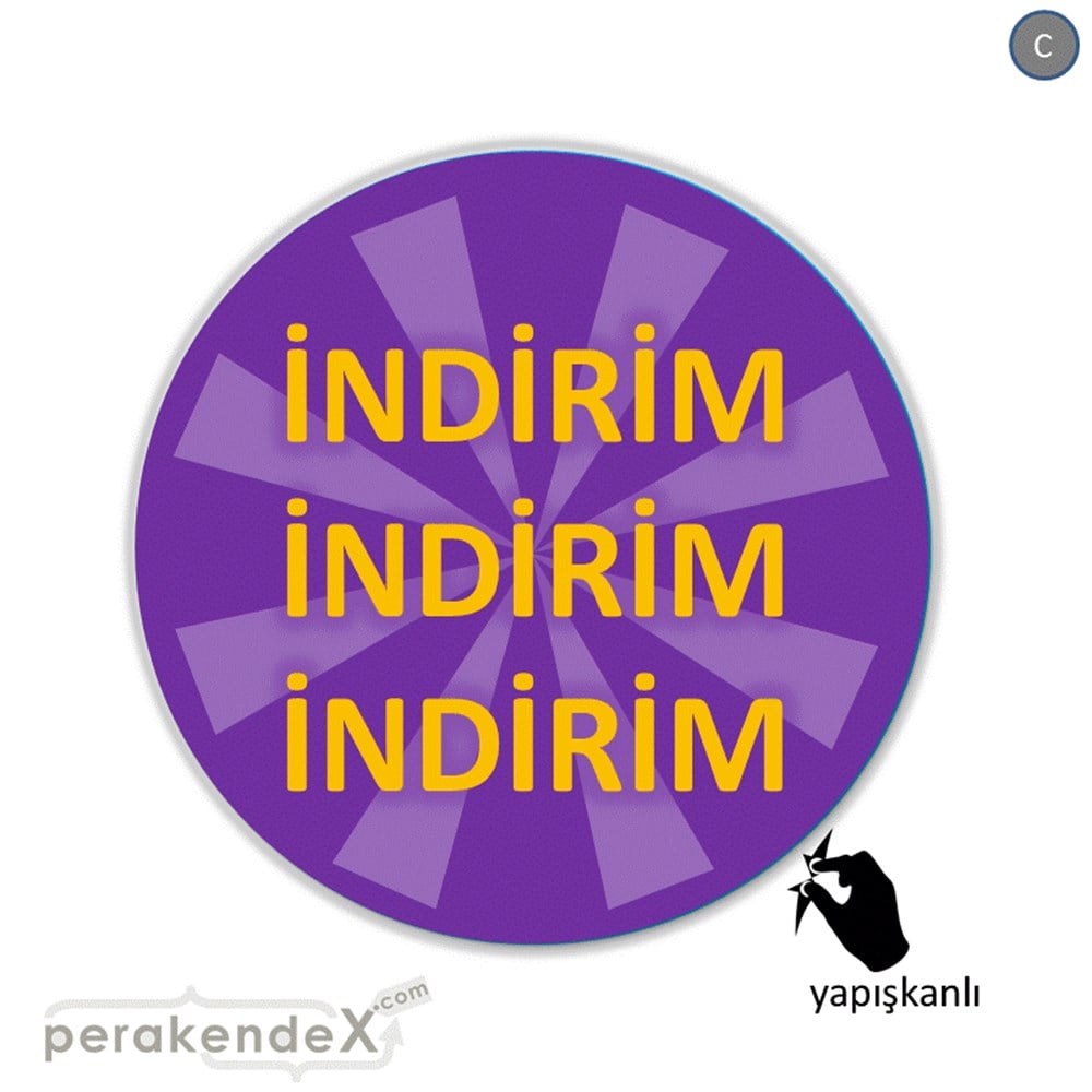 3X indirim CAMA YAPIŞAN FOLYO -oval,tek yön baskı