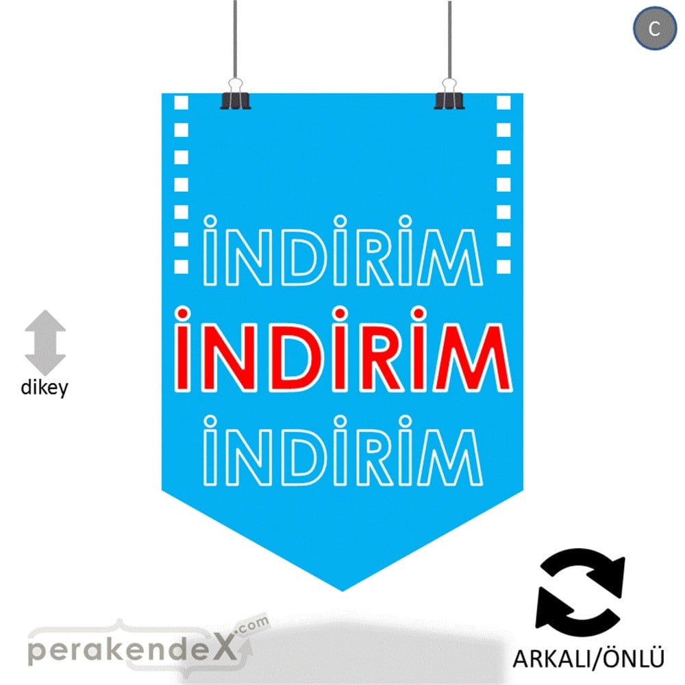 3X indirim- SERT PLASTİK POSTER -dikdörtgen,çift yön baskı