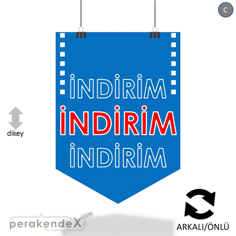 3X indirim- SERT PLASTİK POSTER -dikdörtgen,çift yön baskı