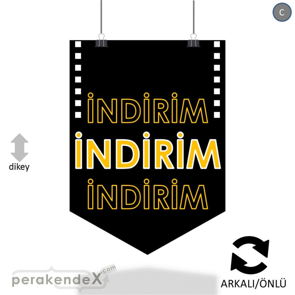 3X indirim- SERT PLASTİK POSTER -dikdörtgen,çift yön baskı