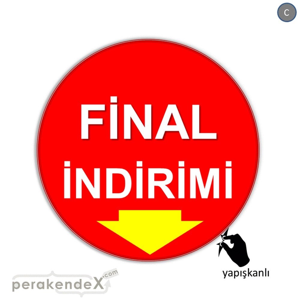 final indirimi CAMA YAPIŞAN FOLYO -oval,tek yön baskı
