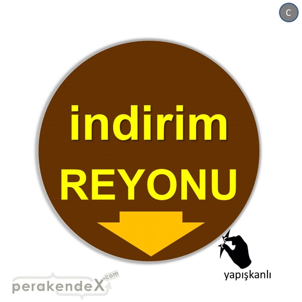 indirim reyonu CAMA YAPIŞAN FOLYO -oval,tek yön baskı