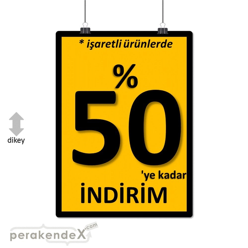 yüzde 50 ye varan indirim SERT PLASTİK POSTER -dikdörtgen,tek yön baskı