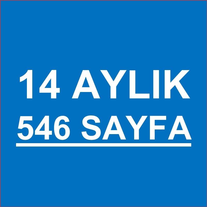 50 adet MAĞAZA YÖNETİM AJANDASI 2025 --Natürel -Standart Boy - 14 AYLIK//MAĞAZA YÖNETİM AJANDASI