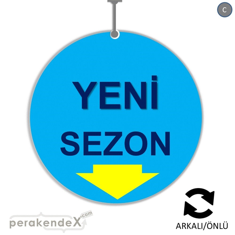 yeni sezon * DÖNKARTI -oval,çift yön baskı