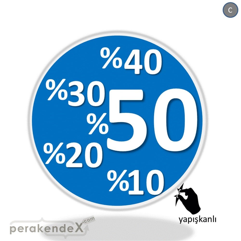 yüzde(50-40-30-20-10) indirim CAMA YAPIŞAN FOLYO -oval,tek yön baskı