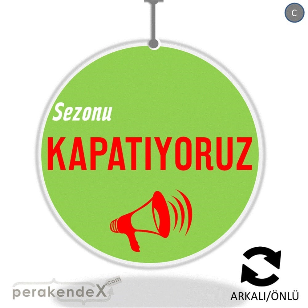 sezonu kapatıyoruz DÖNKARTI -oval,çift yön baskı