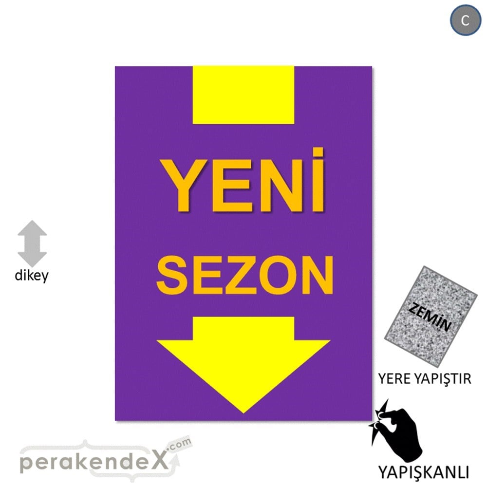 yeni sezon * YER ZEMİNE YAPIŞIR -dikdörtgen,tek yön baskı