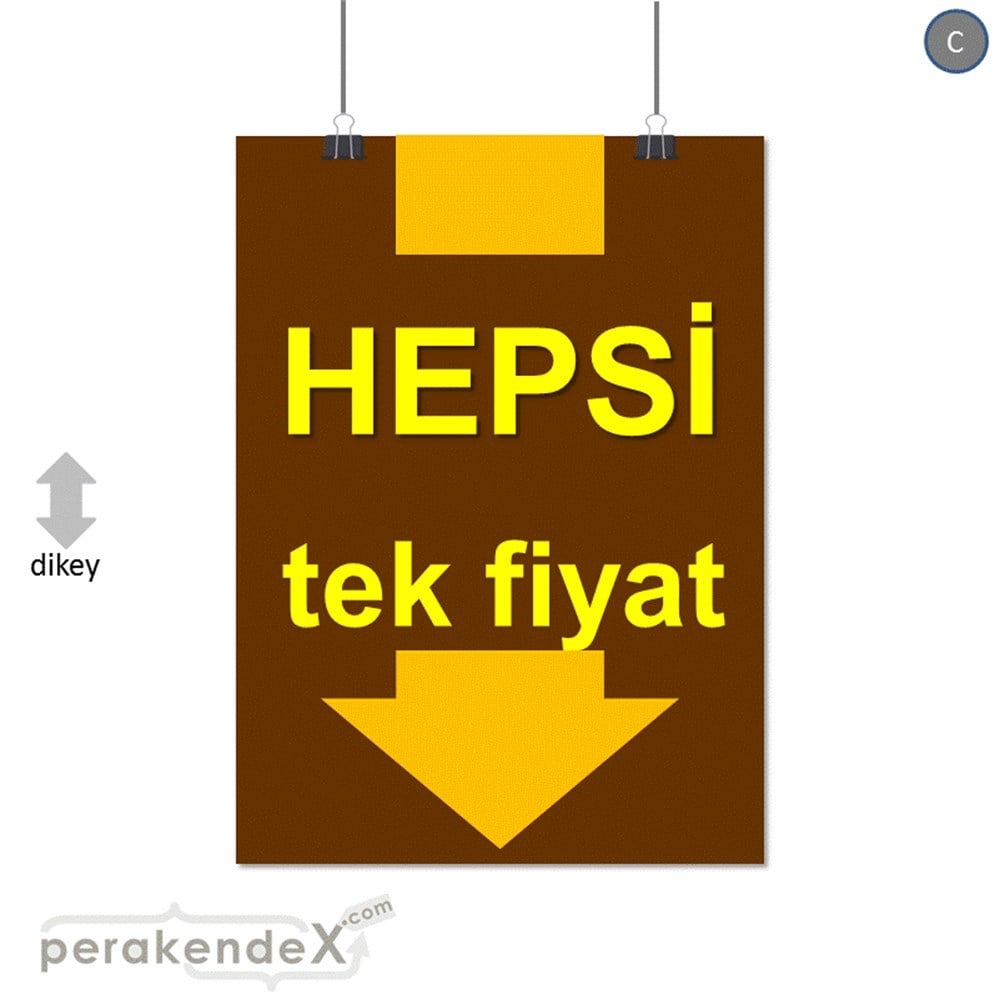 hepsi tek fiyat SERT PLASTİK POSTER -dikdörtgen,tek yön baskı