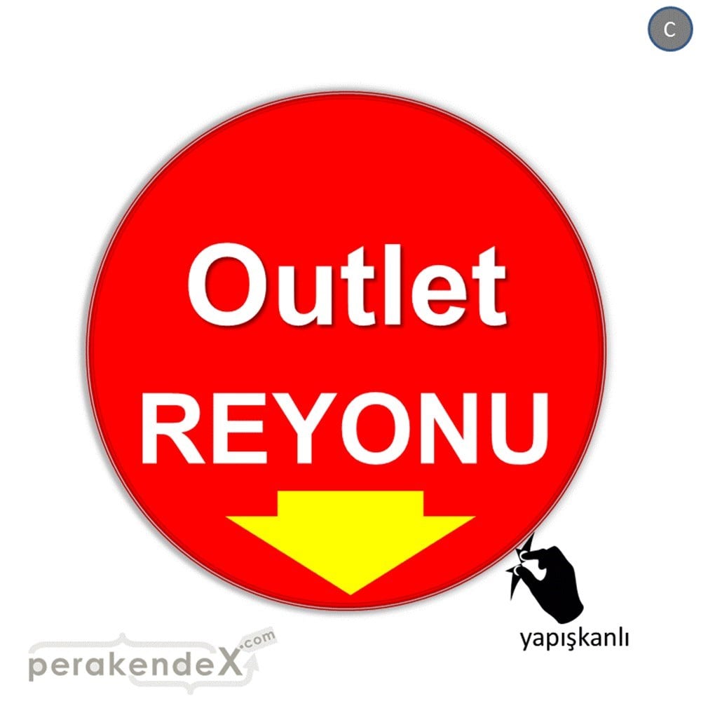 outlet reyonu CAMA YAPIŞAN FOLYO -oval,tek yön baskı