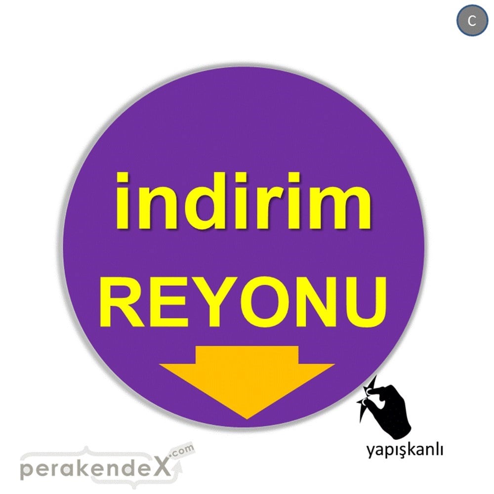 indirim reyonu CAMA YAPIŞAN FOLYO -oval,tek yön baskı