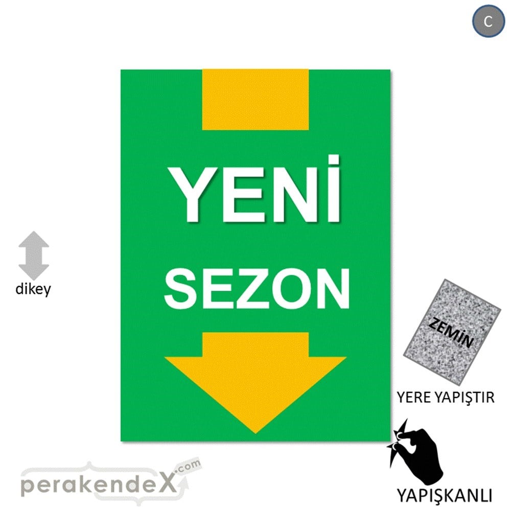 yeni sezon * YER ZEMİNE YAPIŞIR -dikdörtgen,tek yön baskı