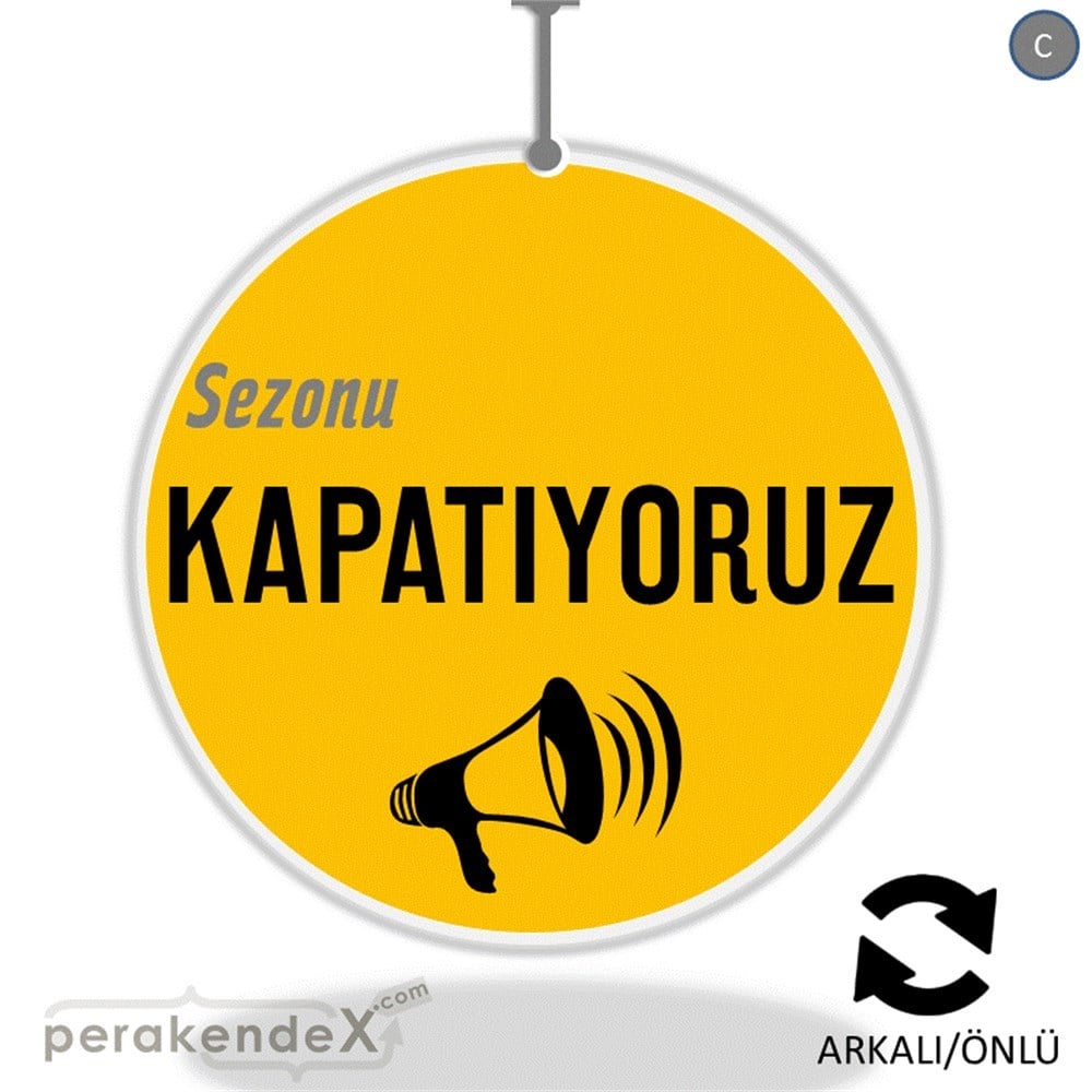 sezonu kapatıyoruz DÖNKARTI -oval,çift yön baskı