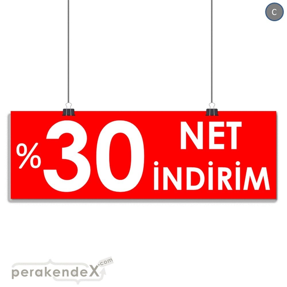 Net İndirim %30 SERT PLASTİK POSTER,  AFİŞ (BANNER) -dikdörtgen,tek yön baskı