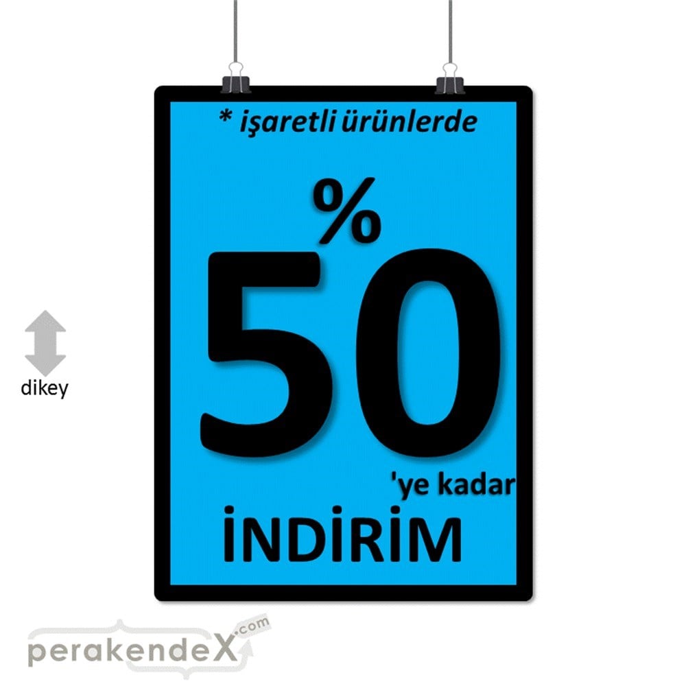 yüzde 50 ye varan indirim SERT PLASTİK POSTER -dikdörtgen,tek yön baskı