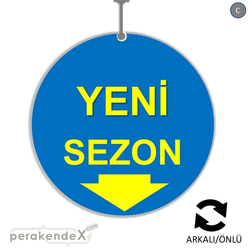 yeni sezon * DÖNKARTI -oval,çift yön baskı